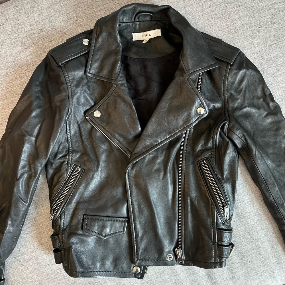 IRO black leather jacket